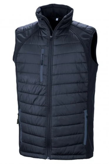 Result Unisex Compass Padded Softshell Gilet, Navy/Navy
