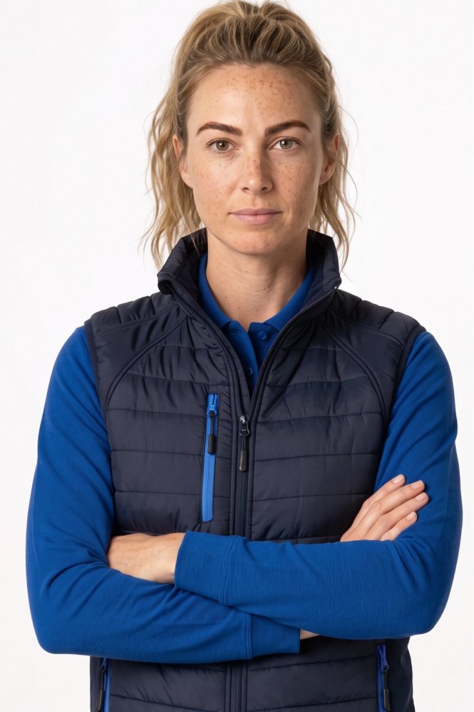 Result Unisex Compass Padded Softshell Gilet, Navy/Royal
