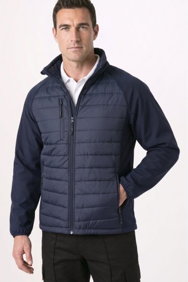Result Unisex Compass Padded Softshell Jacket, Navy/Navy