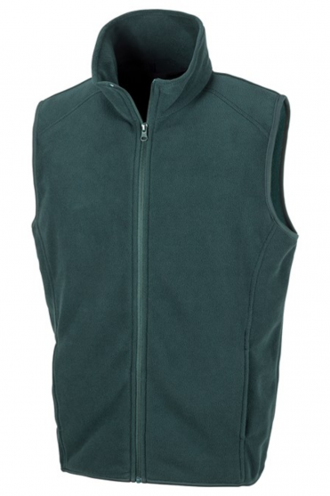 Result Unisex Core Micro Fleece Gilet, Forrest Green