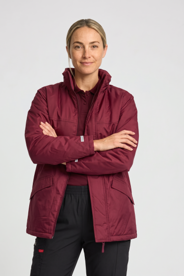 Result Unisex Core Winter Parka, Burgundy