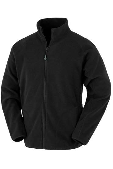 Result Unisex Lightweight Recycled Fleece, Black