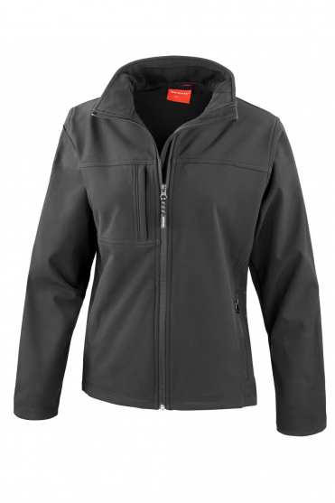 Result Women's Classic Softshell Jacket, Black