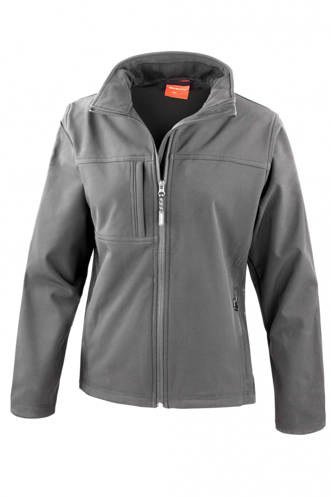 Result Women's Classic Softshell Jacket, Grey