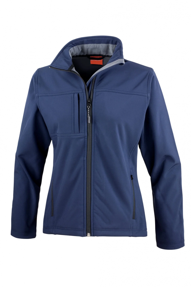 Result Women's Classic Softshell Jacket, Navy