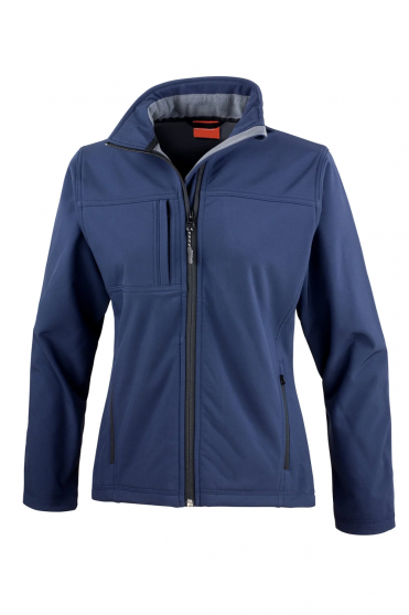 Result Women's Classic Softshell Jacket, Navy