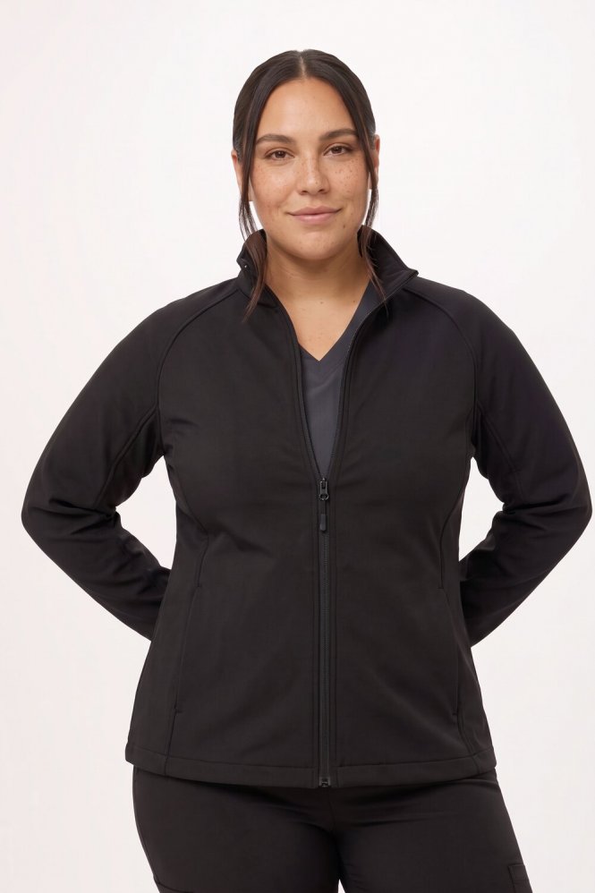 Result Women's Core Printable Softshell Jacket, Black