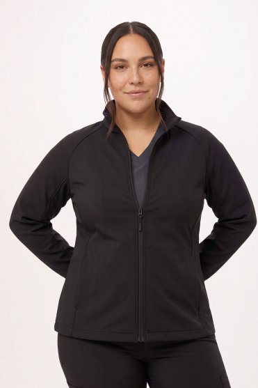 Result Women's Core Printable Softshell Jacket, Black
