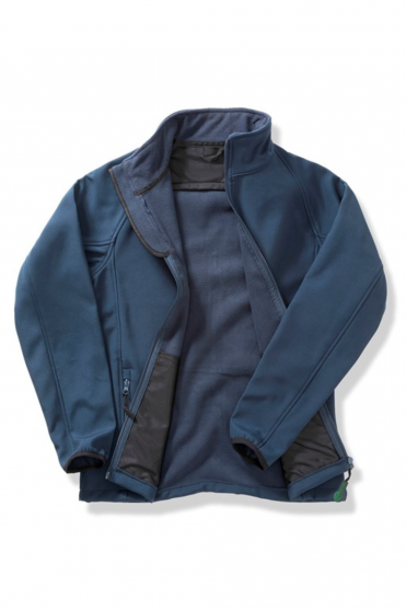 Result Women's Core Printable Softshell Jacket, Navy/Navy