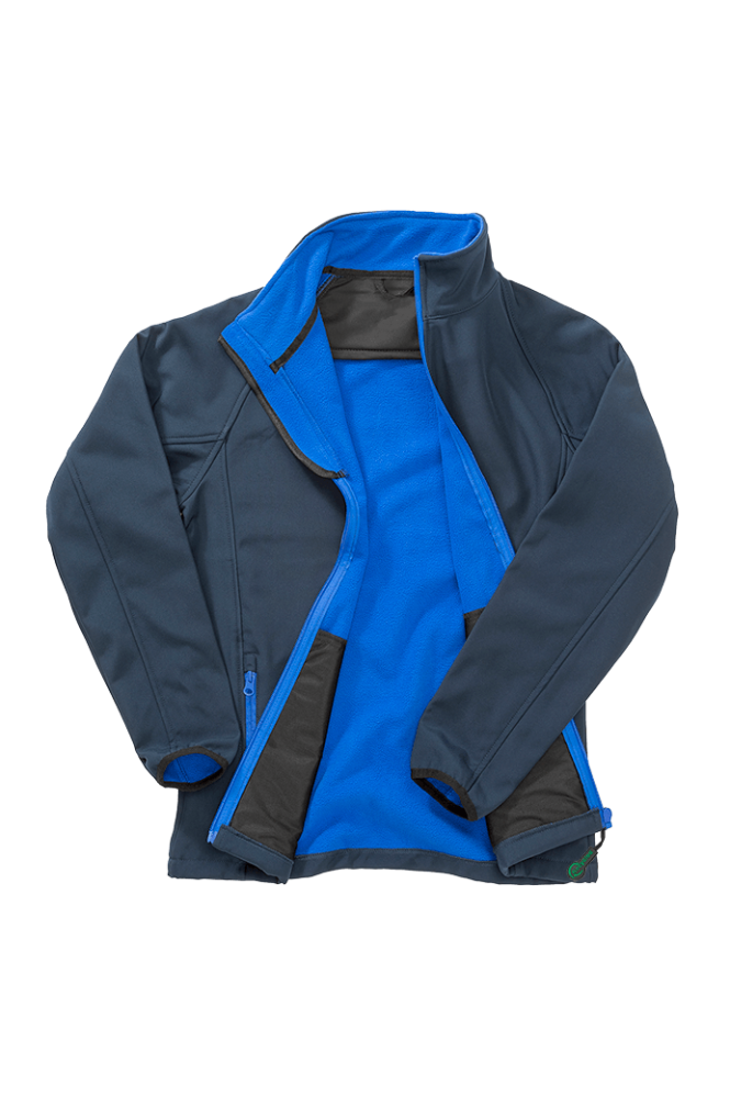 Result Women's Core Printable Softshell Jacket, Navy/Royal