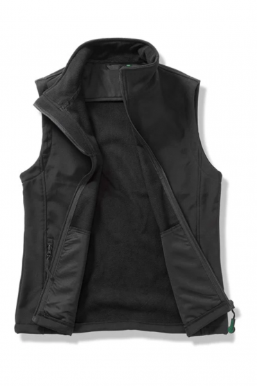 Result Women's Printable Softshell Bodywarmer, Black