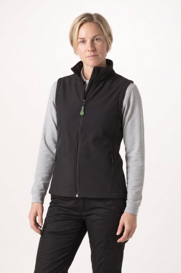 Result Women's Printable Softshell Bodywarmer, Black