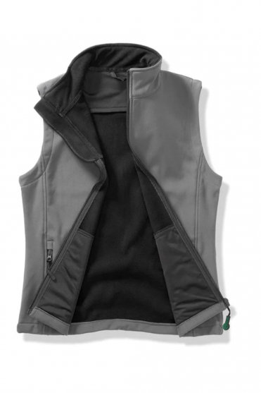 Result Women's Printable Softshell Bodywarmer, Charcoal