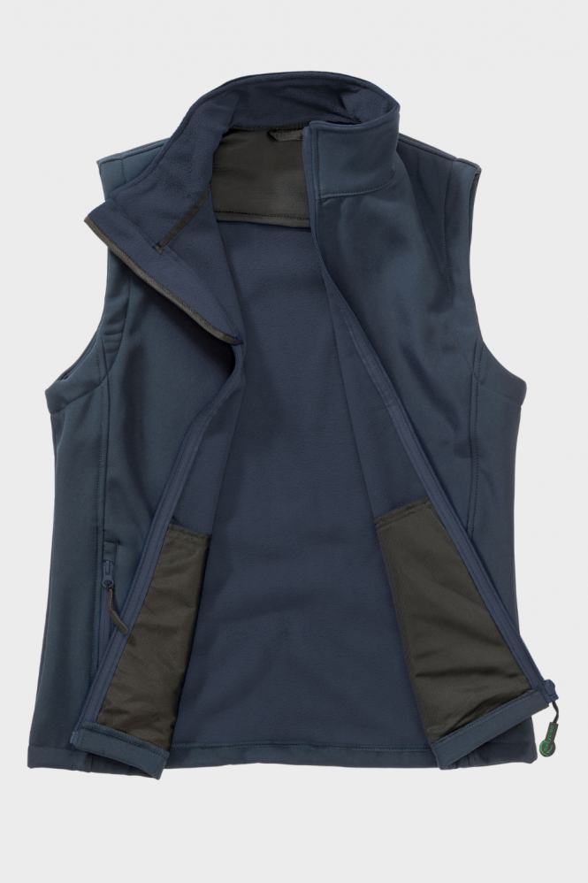Result Women's Printable Softshell Bodywarmer, Navy