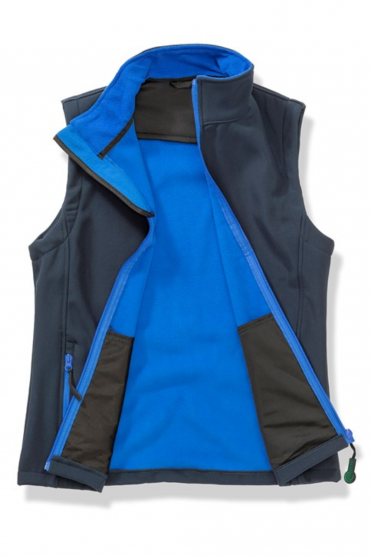 Result Women's Printable Softshell Bodywarmer, Royal Blue