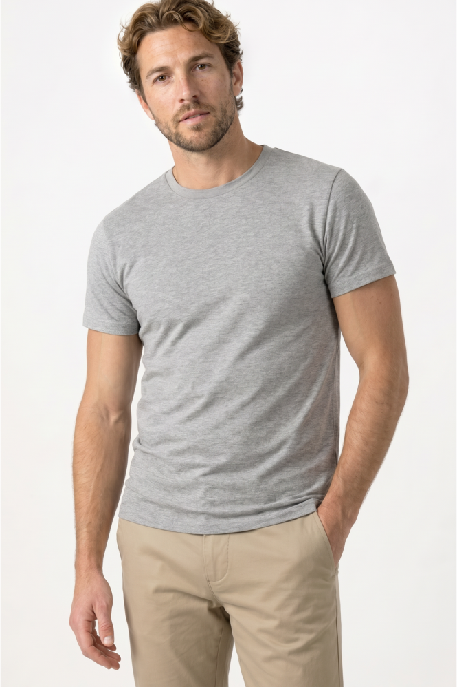 SF Clothing Men's Feel Good Stretch T Shirt, Grey