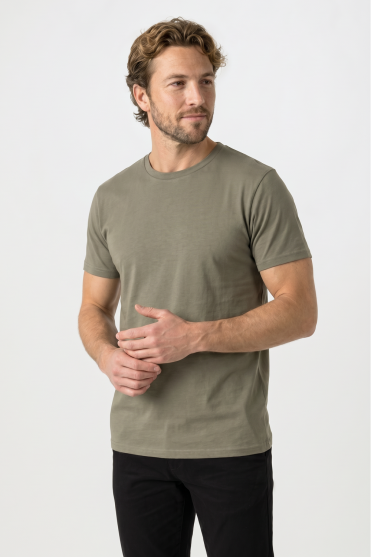 SF Clothing Men's Feel Good Stretch T Shirt, Khaki