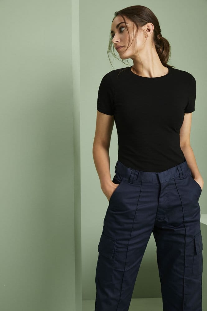 SF Clothing Women's Feel Good Stretch T Shirt, Black
