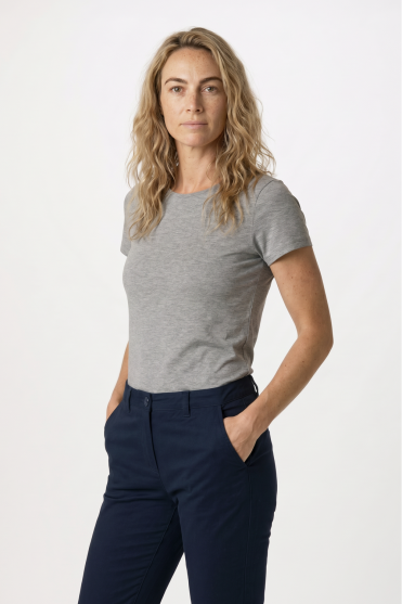 SF Clothing Women's Feel Good Stretch T Shirt, Grey