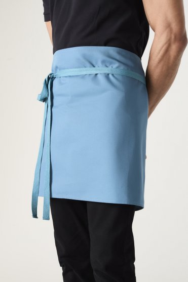 Simon Jersey Short Apron – Turquoise