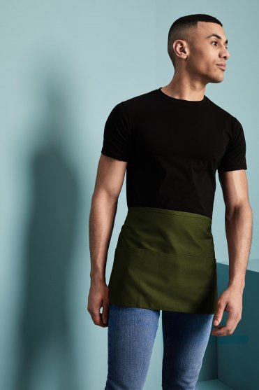 Simon Jersey Short Money Apron, Olive