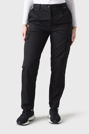Simon Jersey Women's Cargo Trousers, Black