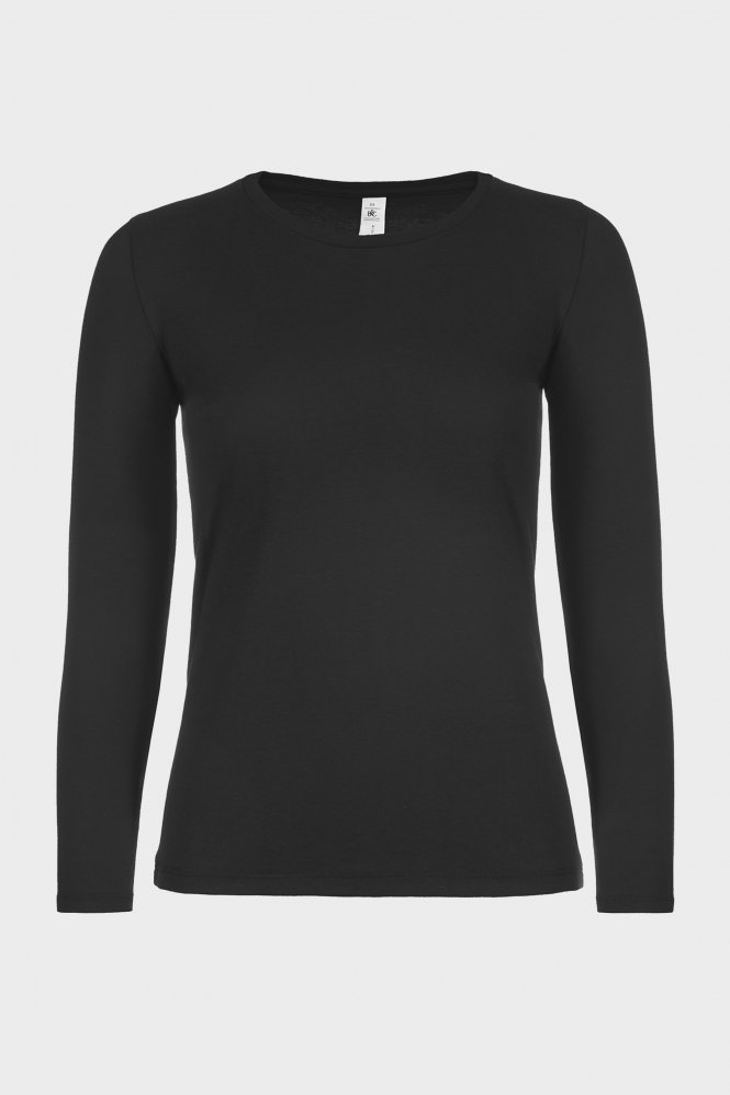 Simon Jersey Women's Long Sleeve T-shirt, Black