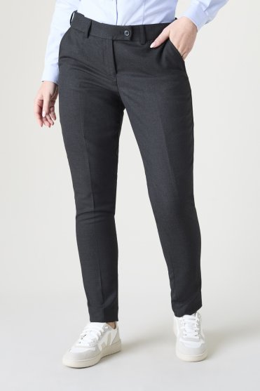 SJ Contemporary Women's Slim Leg Trouser, Reg. Length, Charcoal
