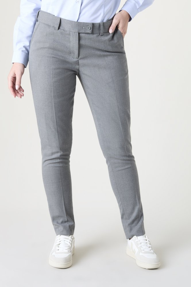 SJ Contemporary Women's Slim Leg Trouser, Reg. Length, Grey