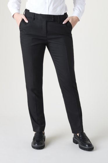 SJ Contemporary Women's Slim Leg Trouser, Regular Length, Black