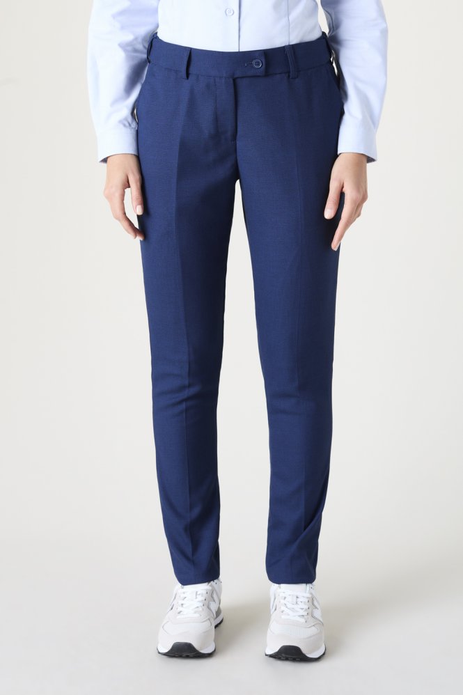 SJ Contemporary Women's Slim Leg Trouser, Tall Length, Blue