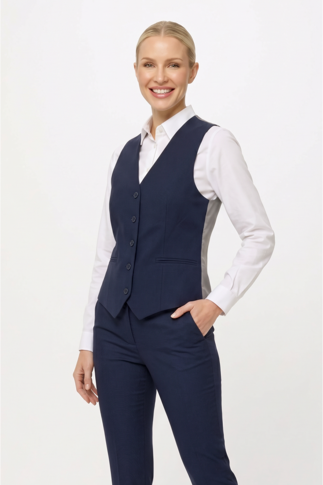 SJ Contemporary Women's Waistcoat, Blue