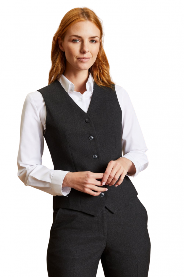 SJ Contemporary Women's Waistcoat, Charcoal