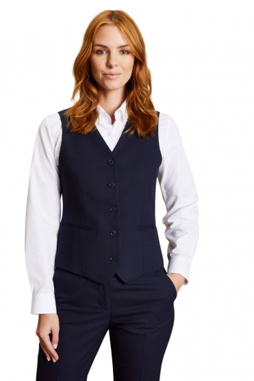 SJ Contemporary Women's Waistcoat, Navy