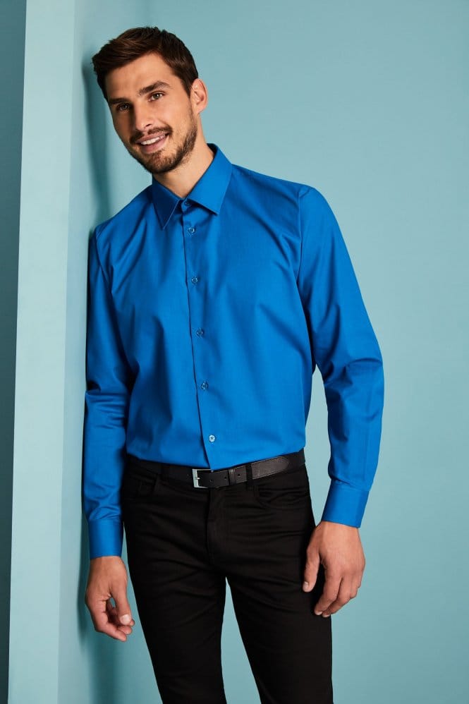 SJ Men's Long Sleeve Shirt, Teal
