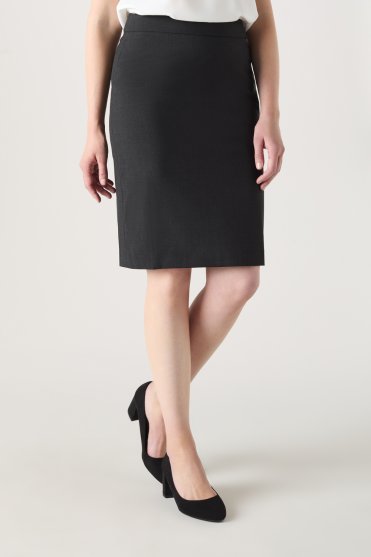 SJ Qualitas Women's 23" Skirt, Regular Fit, Charcoal