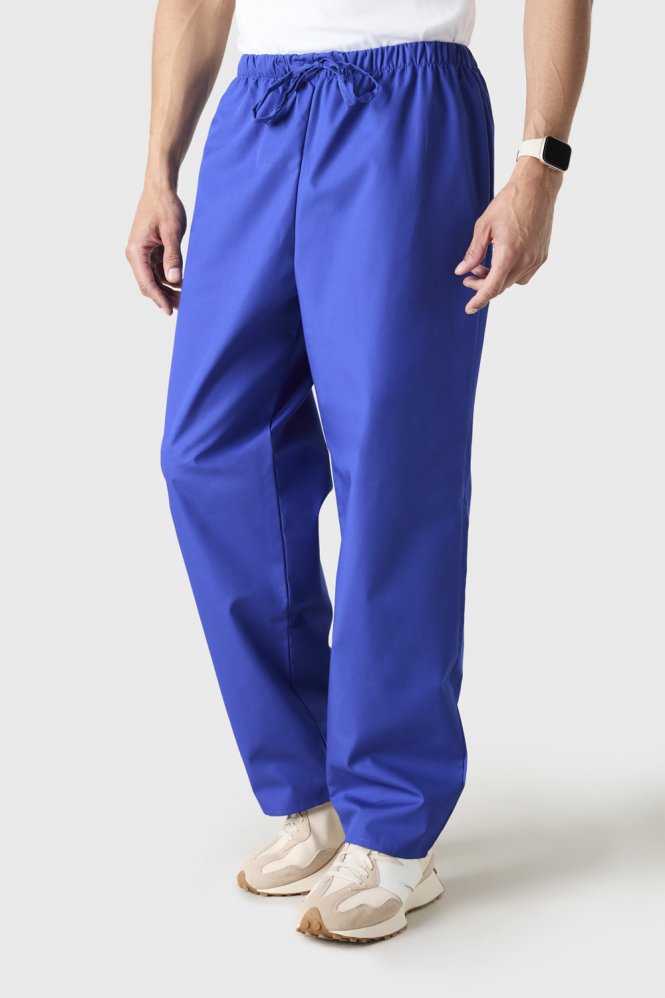 SJ Unisex Lightweight Scrub Trousers, Royal Blue