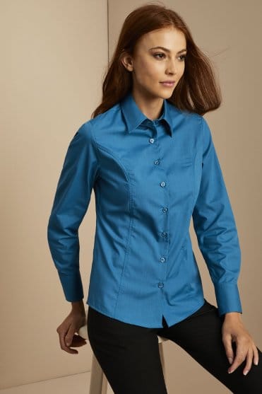 SJ Women's Long Sleeve Shirt, Teal