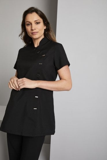 SJ Women's Maternity Asymmetric Tunic, Black