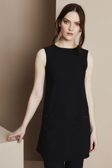 Sleeveless Tunic, Black