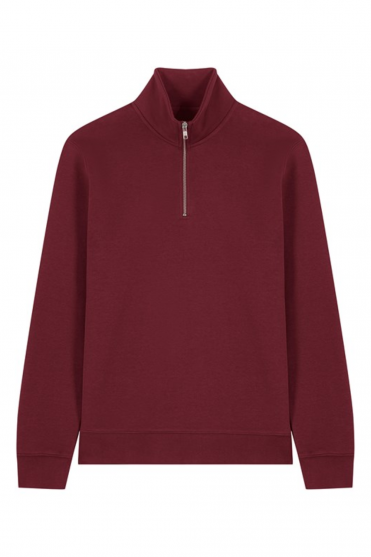 Stanley Stella Trucker 2.0 1/4 Zip Sweatshirt, Burgundy