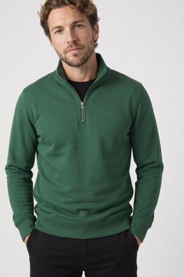 Stanley Stella Trucker 2.0 1/4 Zip Sweatshirt, Green