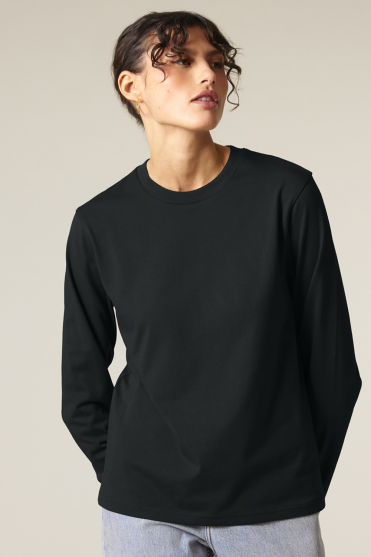 Stanley Stella Unisex Creator 2.0 Long Sleeve T-Shirt, Black