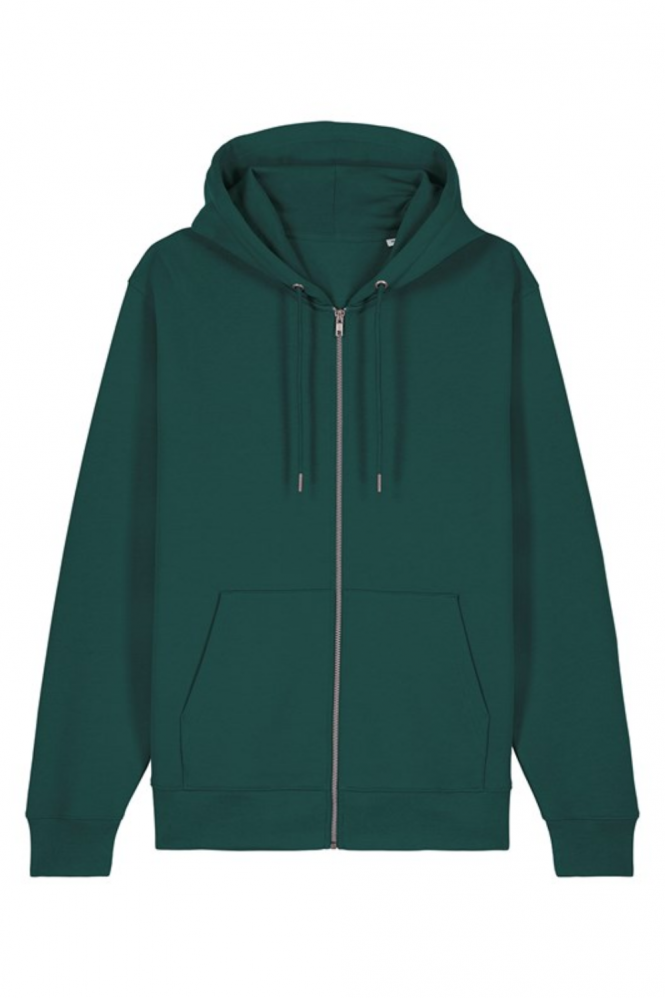 Stanley Stella Unisex Cultivator 2.0 Zip Through Hooded Sweatshirt, Green