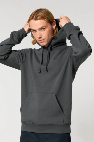 Stanley Stella Unisex Drummer 2.0 Hooded Sweatshirt, Anthracite