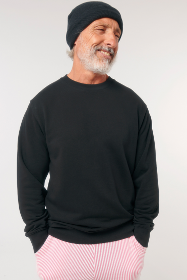 Stanley Stella Unisex Matcher Sweatshirt, Black