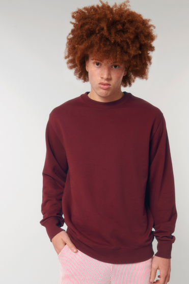 Stanley Stella Unisex Matcher Sweatshirt, Burgundy