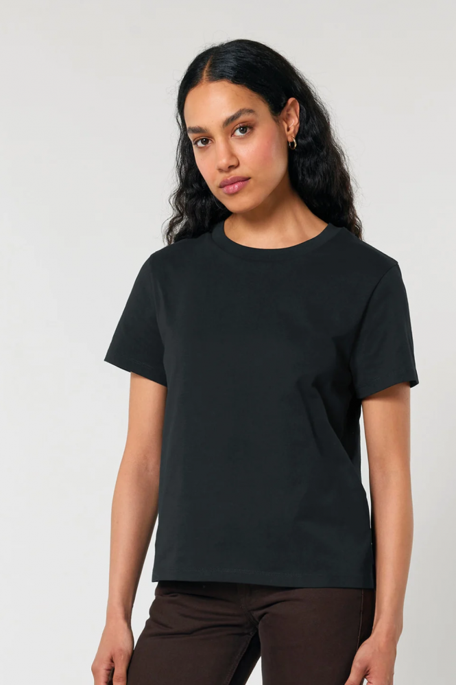 Stanley Stella Women's Muser Iconic T-Shirt, Black