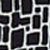 Black/Ivory Mosaic Print
