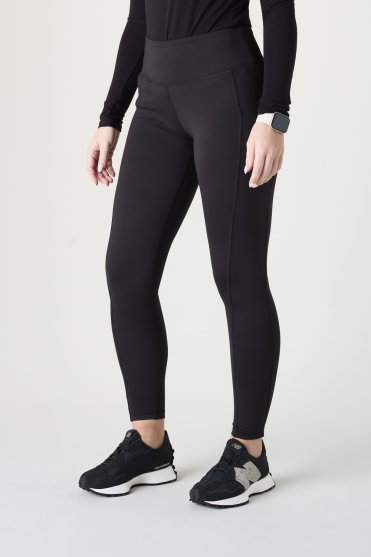 TriDri Women's Performance Full Length Leggings with Pocket, Black